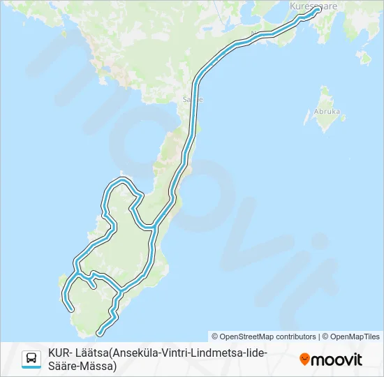 Автобус 1104 PILOOT: карта маршрута