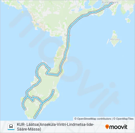 1104 PILOOT Bus Line Map