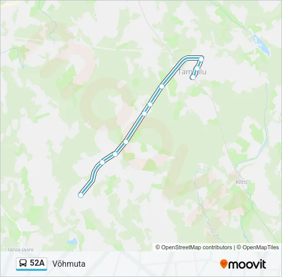 52A Bus Line Map
