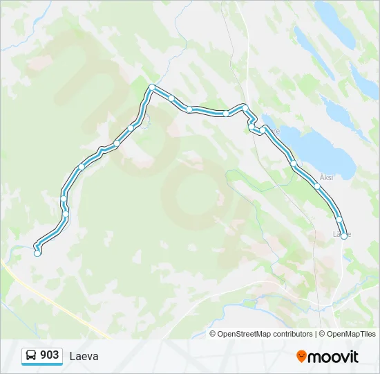 Автобус 903: карта маршрута