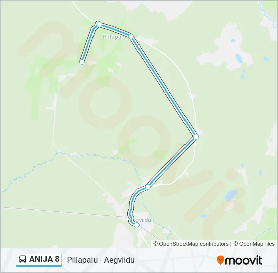 ANIJA 8 Bus Line Map