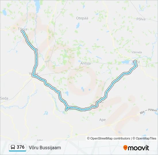 376 Bus Line Map