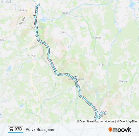 97B Bus Line Map