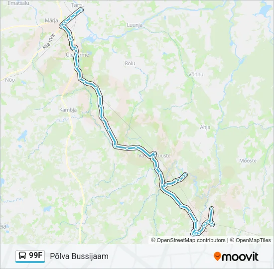 99F Bus Line Map