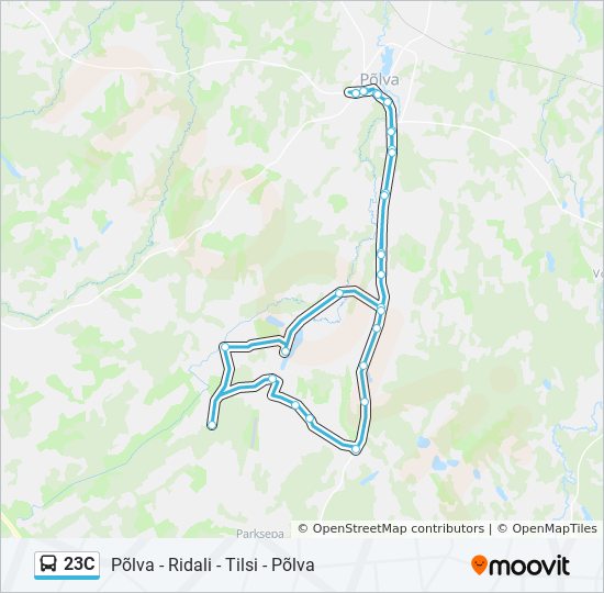 23c Bus Route Stops 23C Route: Schedules, Stops & Maps - Põlva Bussijaam (Updated)