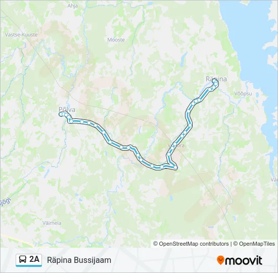 2A Bus Line Map