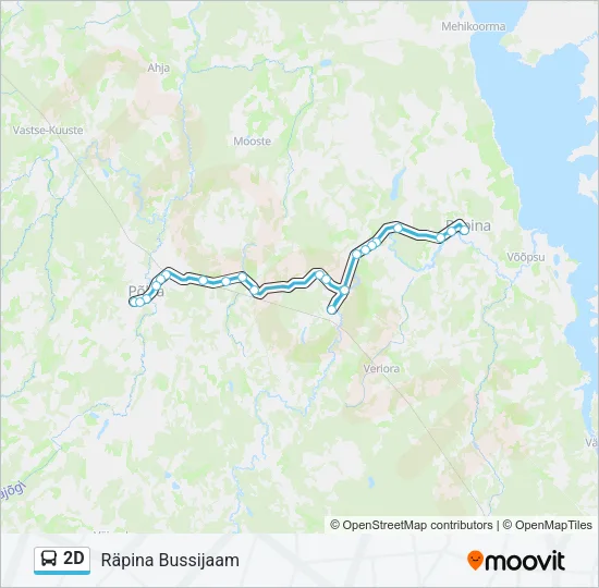 2D Bus Line Map