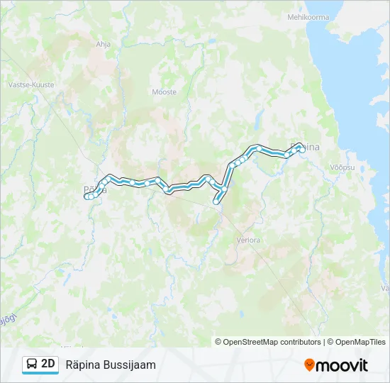 2D Bus Line Map