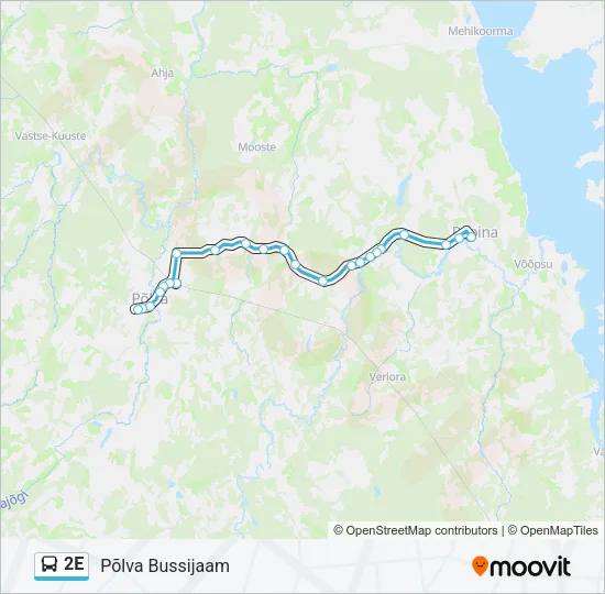 2E Bus Line Map
