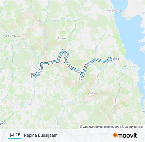 2F Bus Line Map