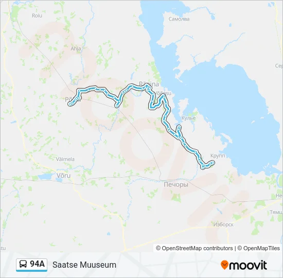 94A Bus Line Map