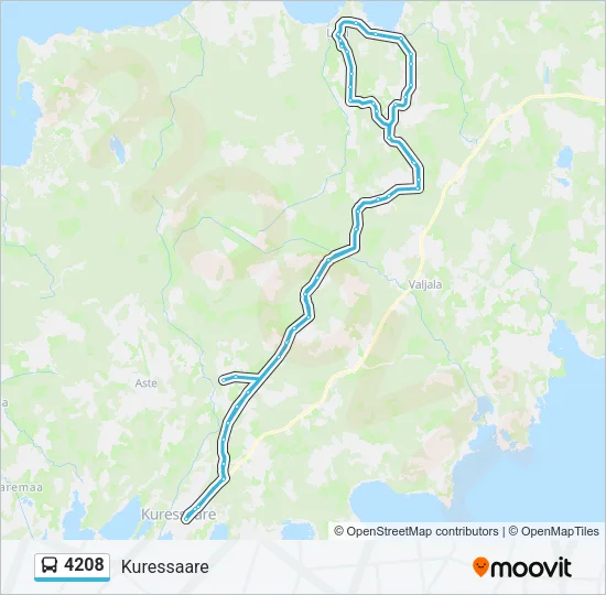 4208 Bus Line Map