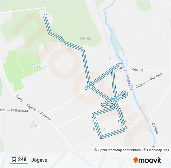 248 Bus Line Map