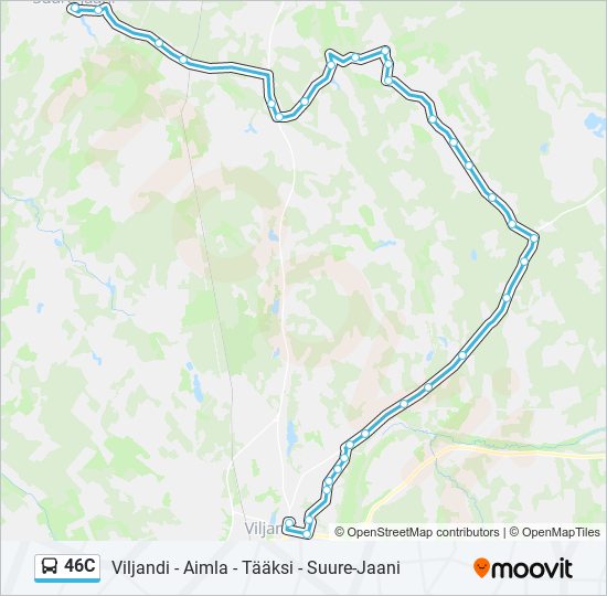 46C bus Line Map