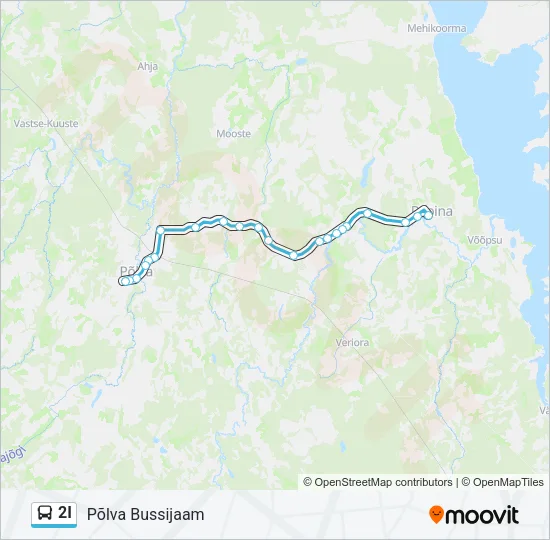 2I Bus Line Map