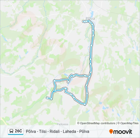 26C Bus Line Map