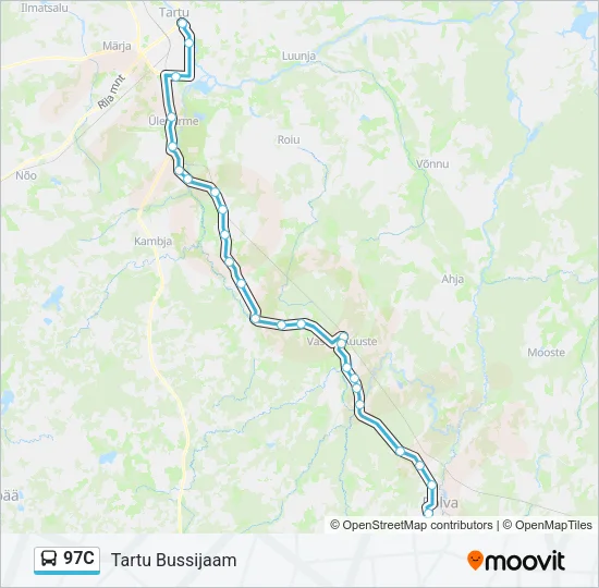 97C Bus Line Map