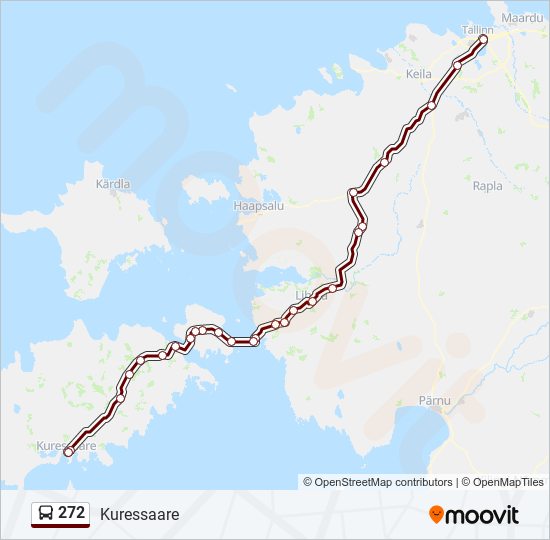 272 Route: Schedules, Stops & Maps - Kuressaare (Updated)