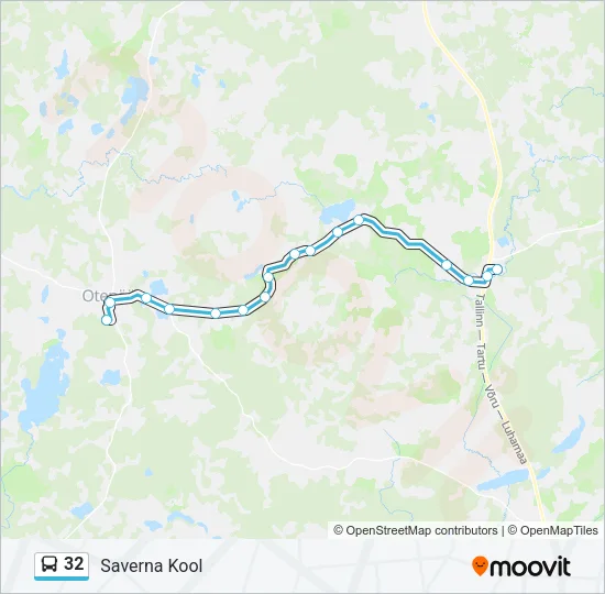 32 Bus Line Map