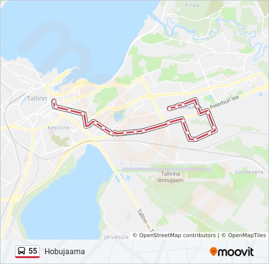55 Bus Route Map Hto4Mww4Omz4Nm