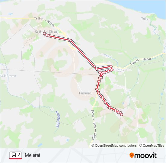 7 Route: Schedules, Stops & Maps - Meierei (Updated)