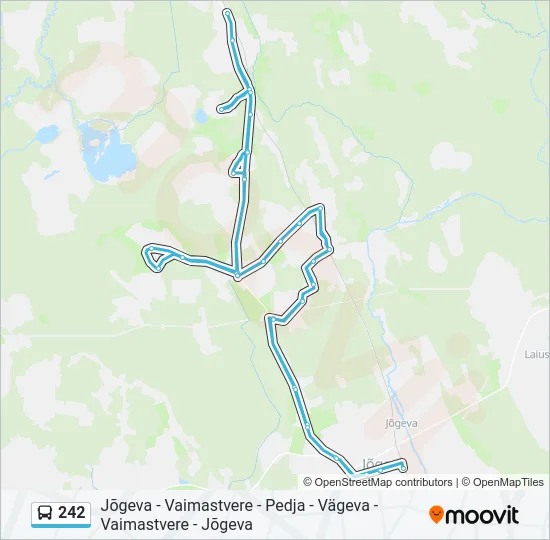 242 Bus Line Map