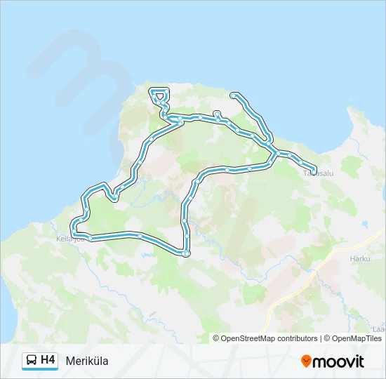 H4 Bus Line Map