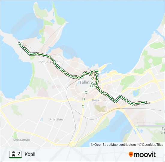 2 Light Rail Line Map