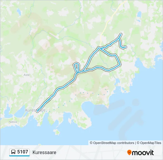 5107 Bus Line Map