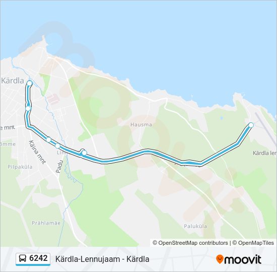 6242 buss liini kaart