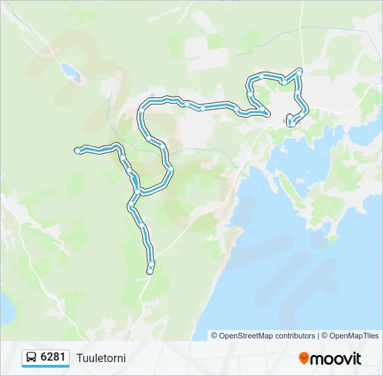 6281 Bus Line Map