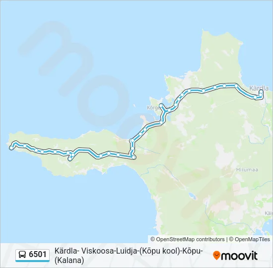 6501  Line Map