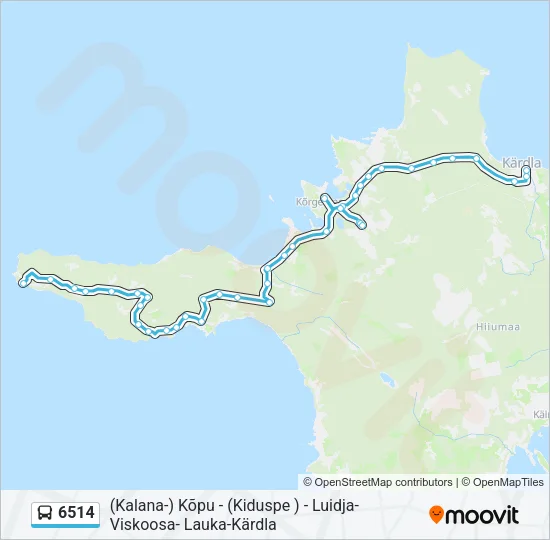 6514  Line Map