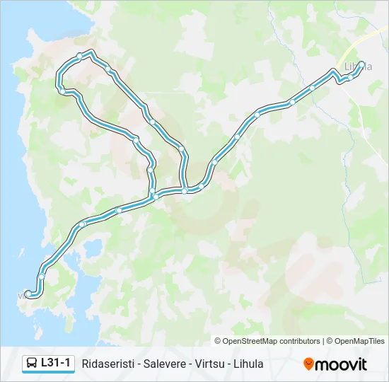 L31-1 Bus Line Map