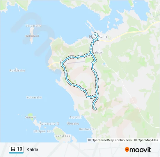 10 Bus Line Map