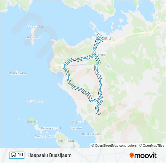 10 Bus Line Map