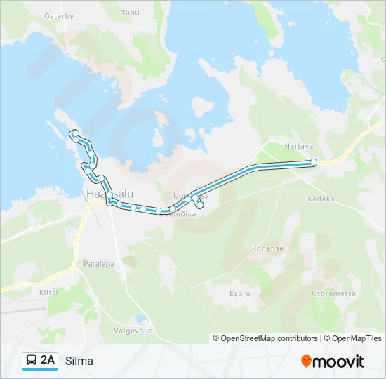 2A Bus Line Map