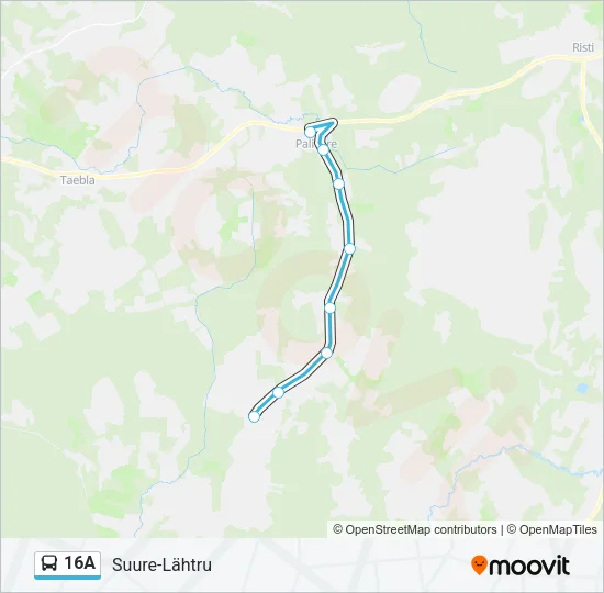 16A Bus Line Map