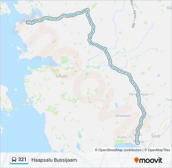 321 Bus Line Map