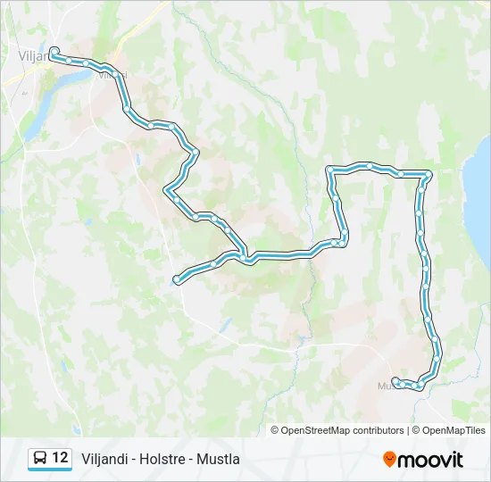 12 Bus Line Map