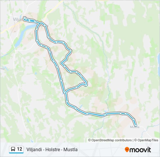 12 bus Line Map