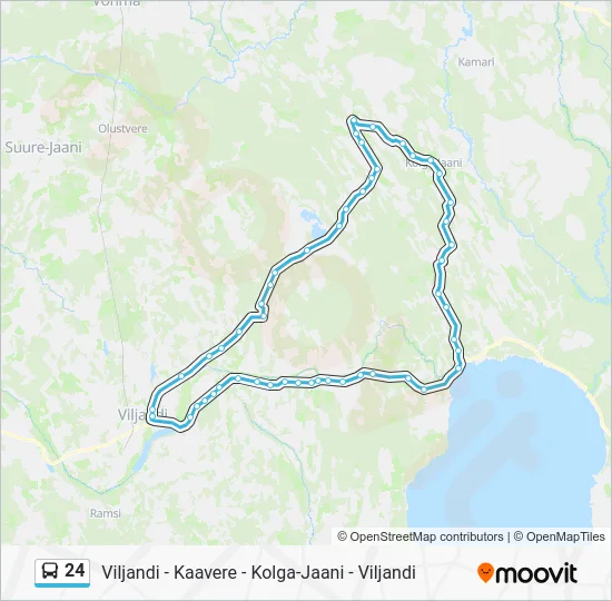 Автобус 24: карта маршрута