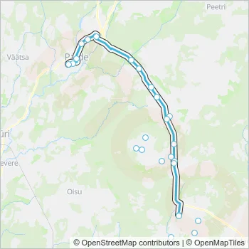 33C Bus Line Map