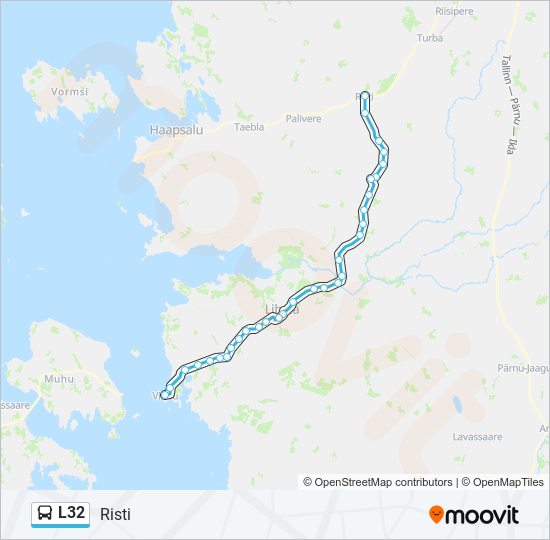 L32 bus Line Map