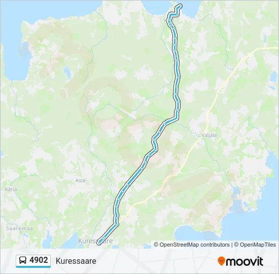 4902 Bus Line Map