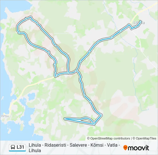 L31 Bus Line Map