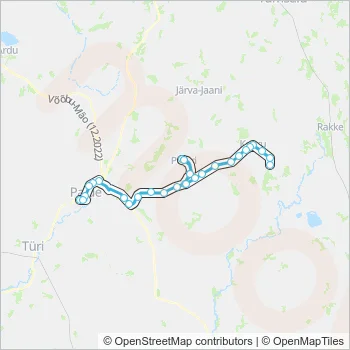 11G Bus Line Map