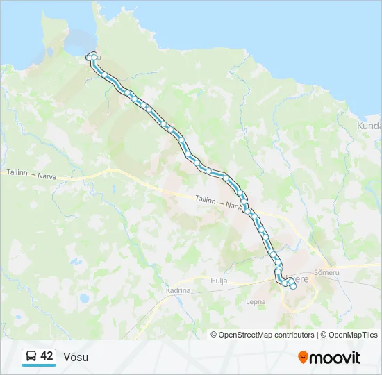 42 buss liini kaart