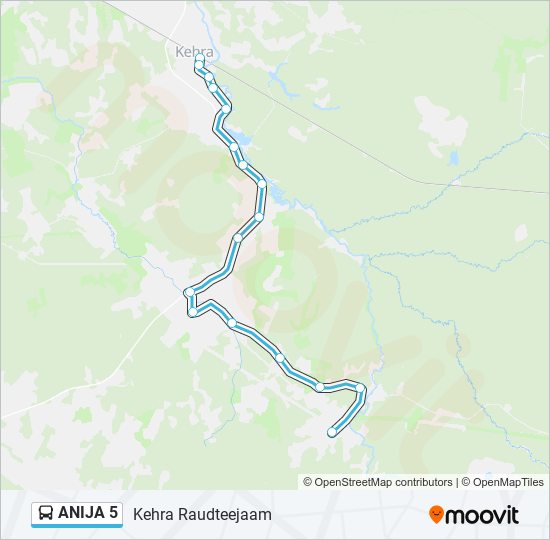 ANIJA 5 bus Line Map