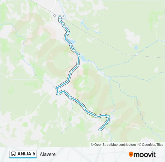 ANIJA 5 Bus Line Map